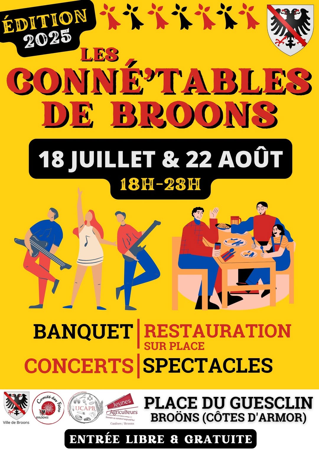 Affiche les connétables de Broons
